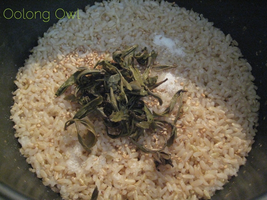 Green Tea Rice Recipe - Oolong Owl (4)