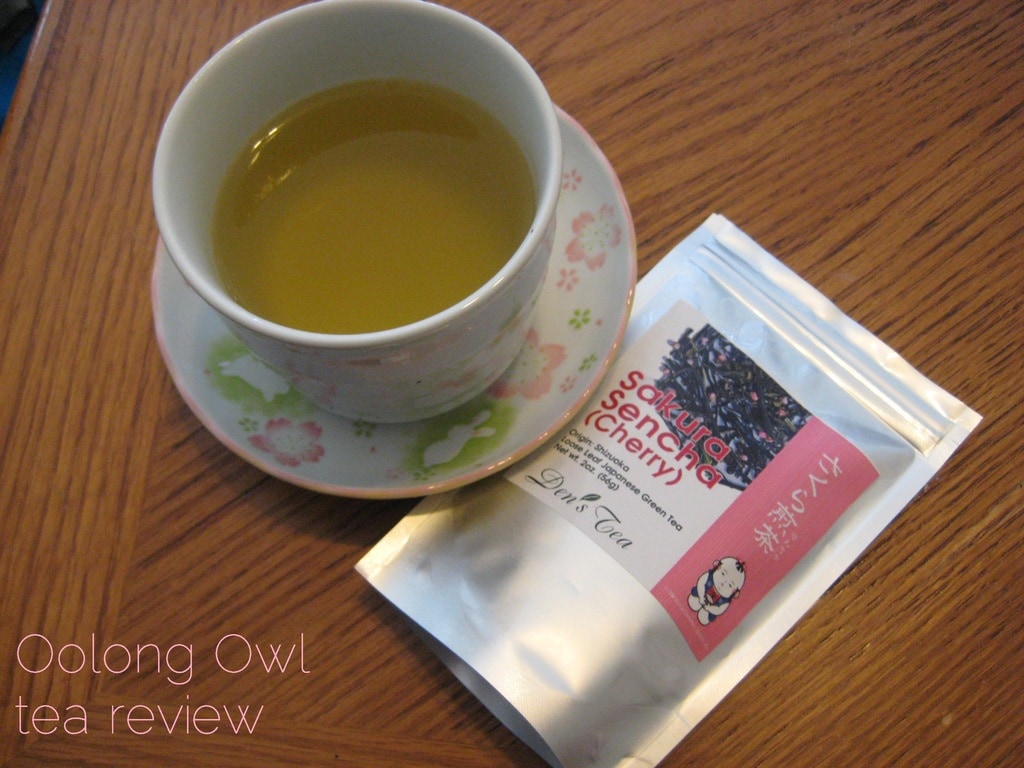 Sakura Sencha from Den's Tea - Oolong Owl Tea review
