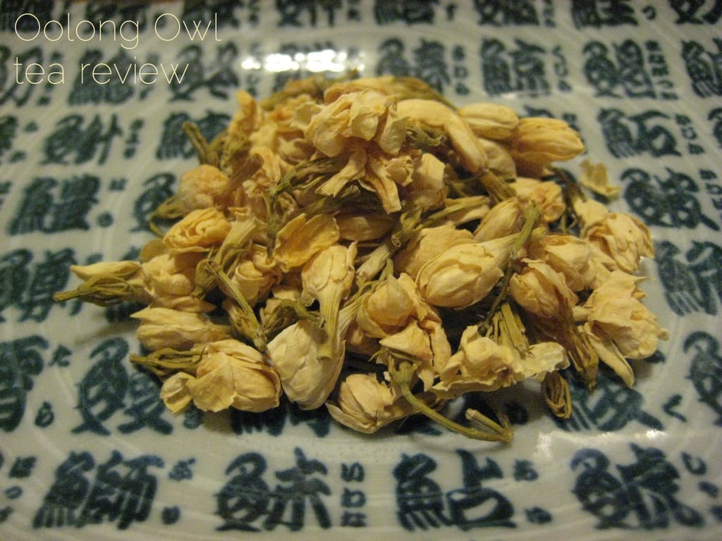 Jasmine Blossom from Natures Tea Leaf - Oolong Owl tea review (1)
