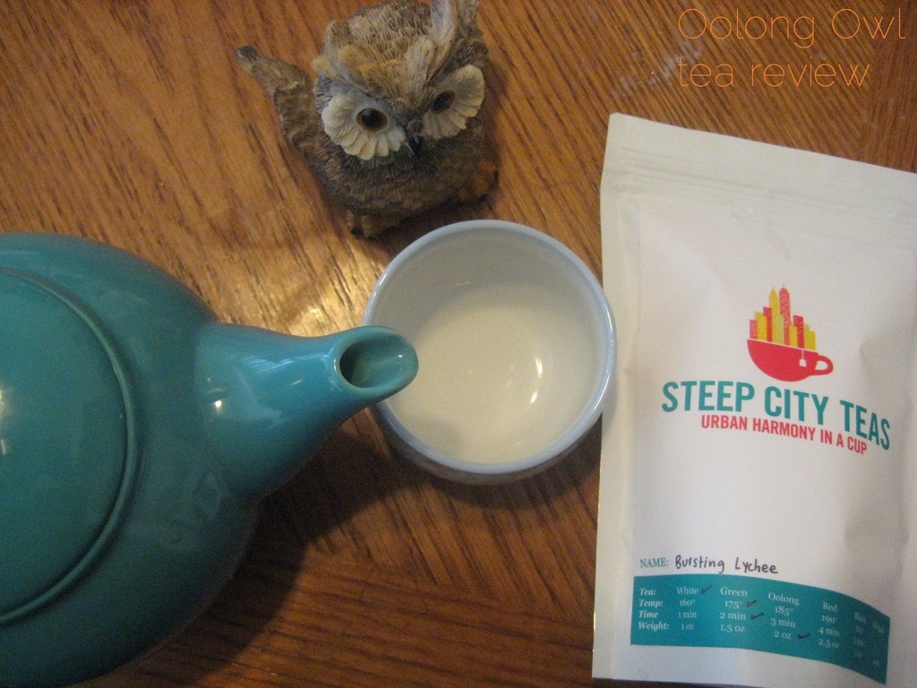 Bursting Lychee from Steep City Teas - Oolong Owl tea review (6)