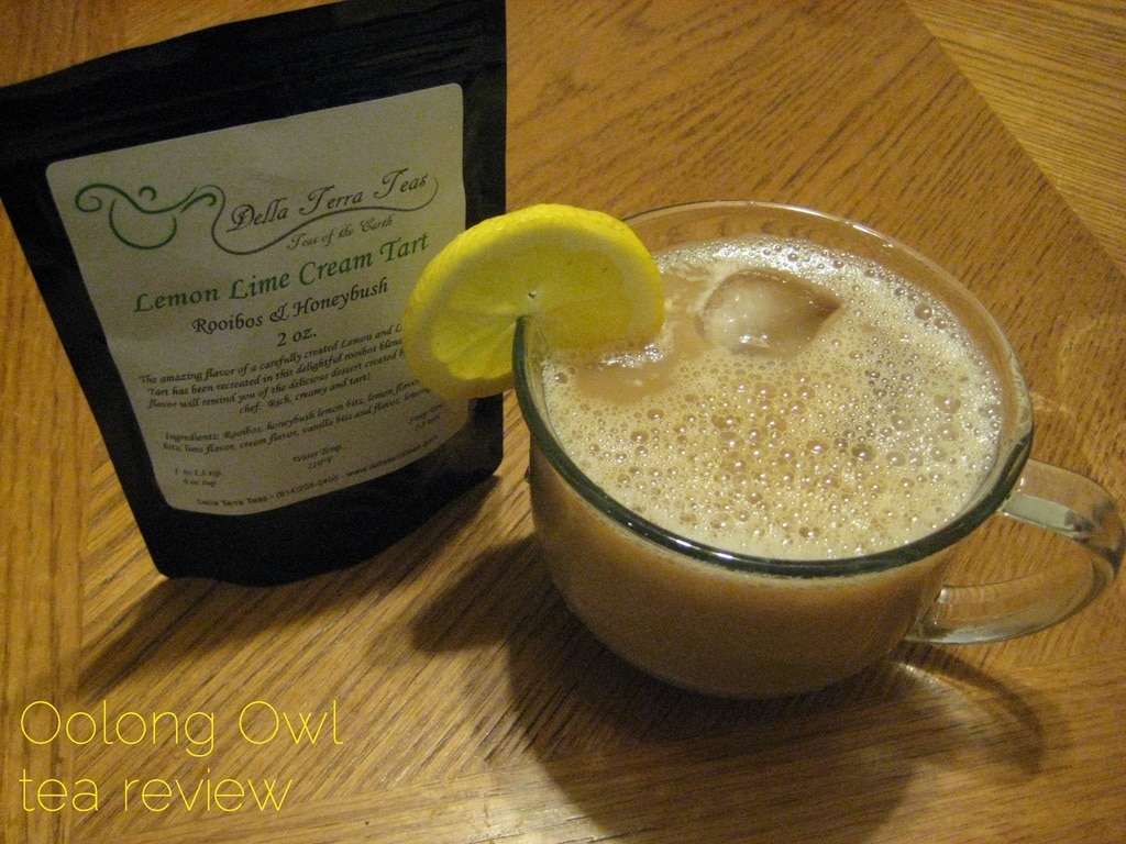Lemon Lime Cream Tart from Della Terra Teas - Oolong Owl Tea Review