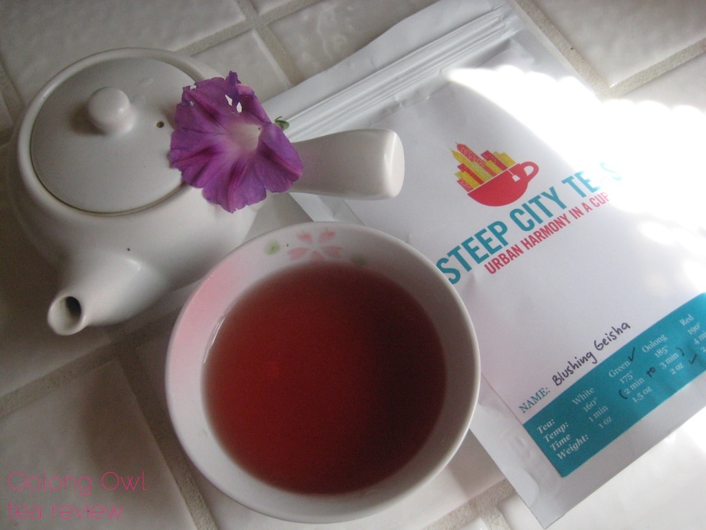 Blushing Geisha from Steep City Teas - Oolong Owl Tea Review (12)