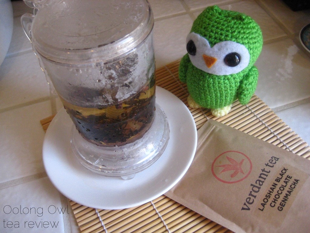 Laoshan Black Chocolate Genmaicha from Verdant Tea - Oolong Owl Tea Review (4)