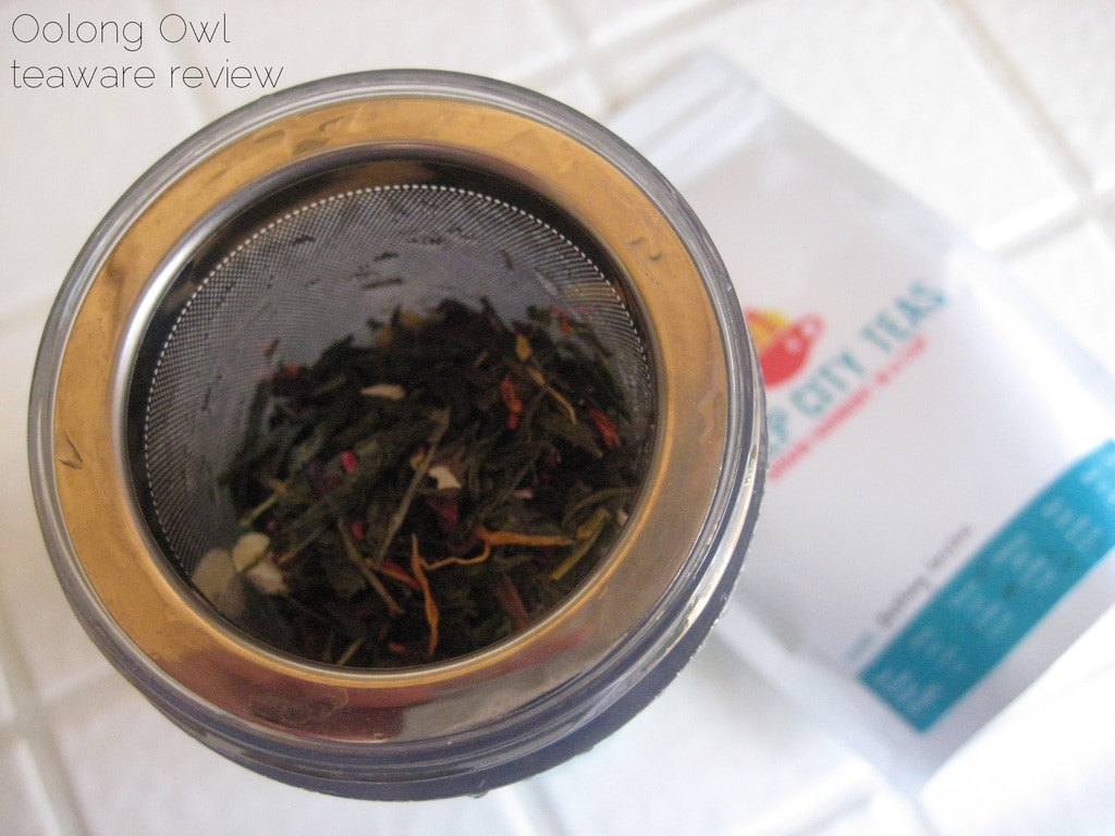 T Free hourglass travel tea tumbler - from Zen Tea Life - Oolong Owl review (13)