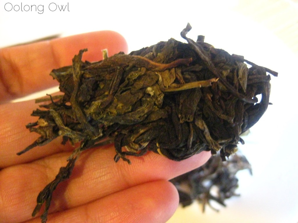2013 Yiwu Spring Sheng Pu er from Misty Peak Teas - Oolong Owl Tea Review (2)