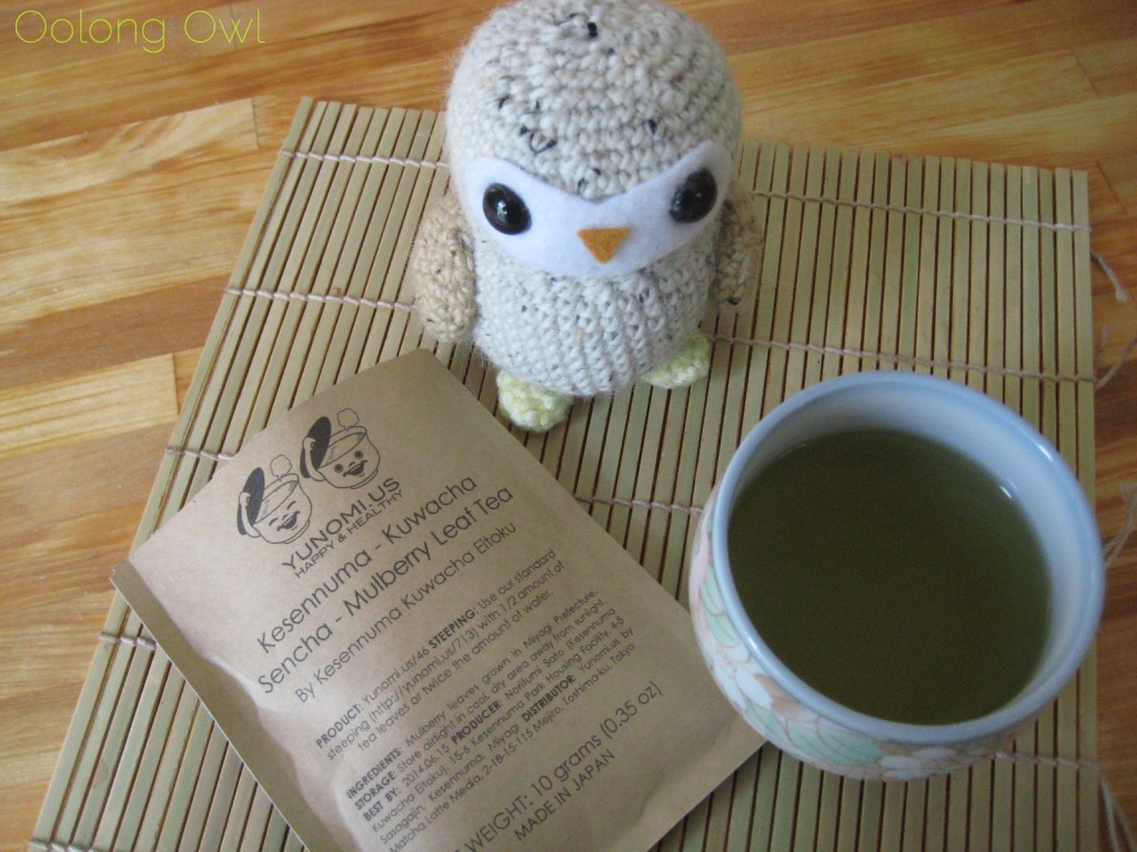 Kuwacha Sencha Mulberry Leaf Tea from Kesennuma Kuwacha Eitoku and Yunomi - Oolong Owl Tea Review (7)