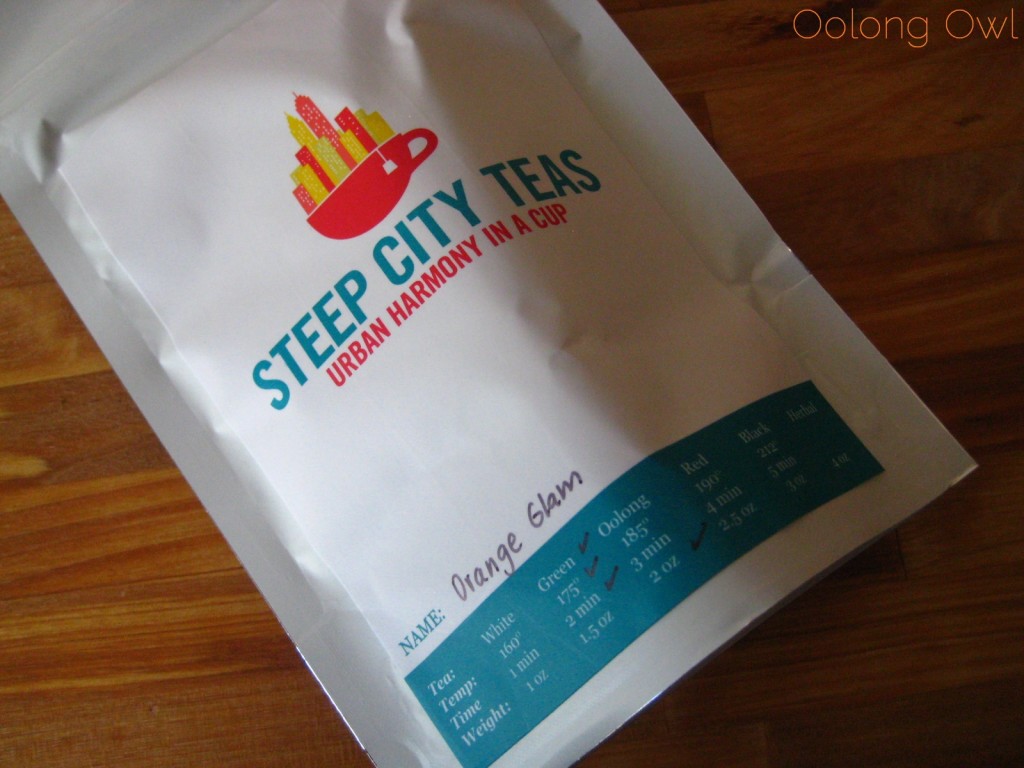 Orange Glam from Steep City Teas - Oolong Owl Tea Review (1)