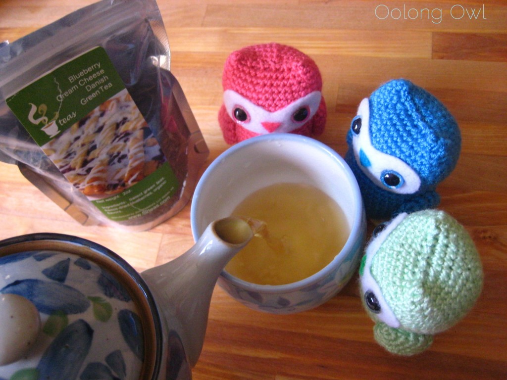 Blueberry Cream Cheese Danish Green Tea from 52 Teas! Oolong Owl!