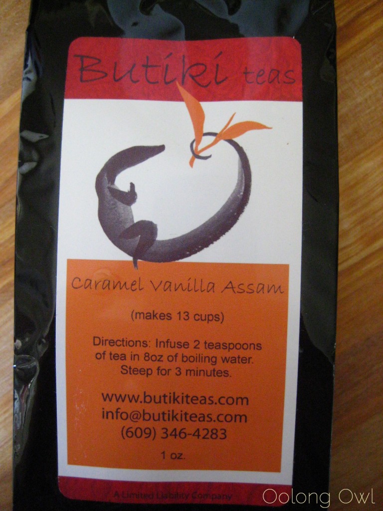 Caramel Vanilla Assam from Butiki Teas - Oolong Owl Tea Review (2)