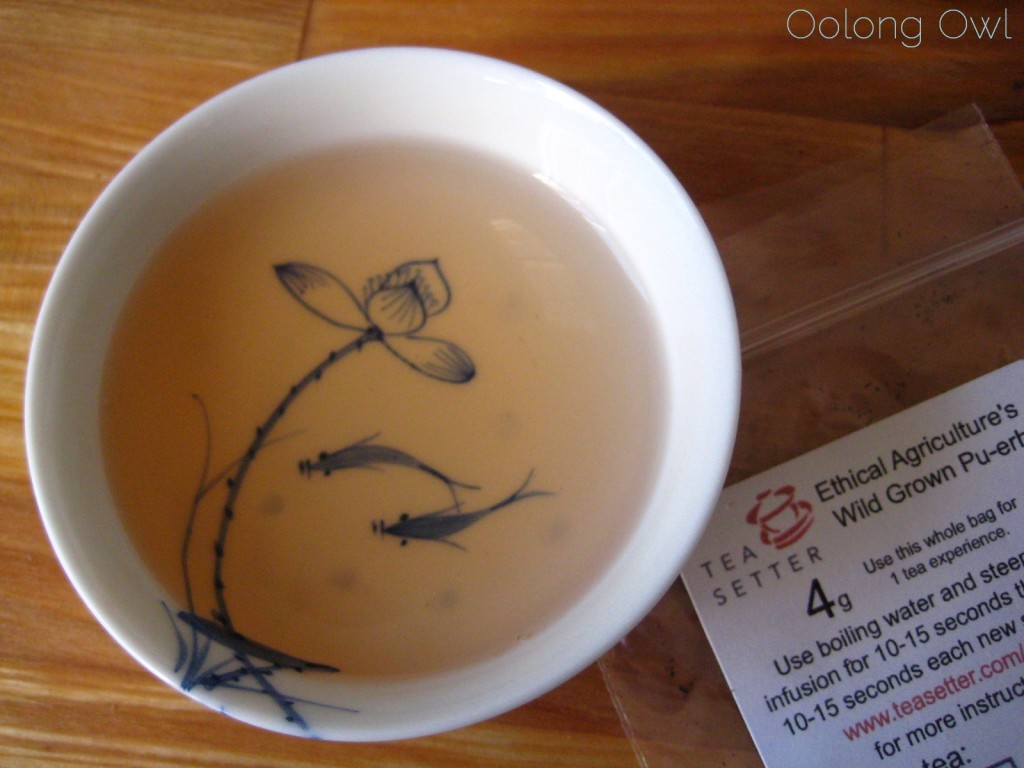 Ethical Agricultures Wild Grown Pu er from Tea Setter - Oolong Owl Tea Review (9)