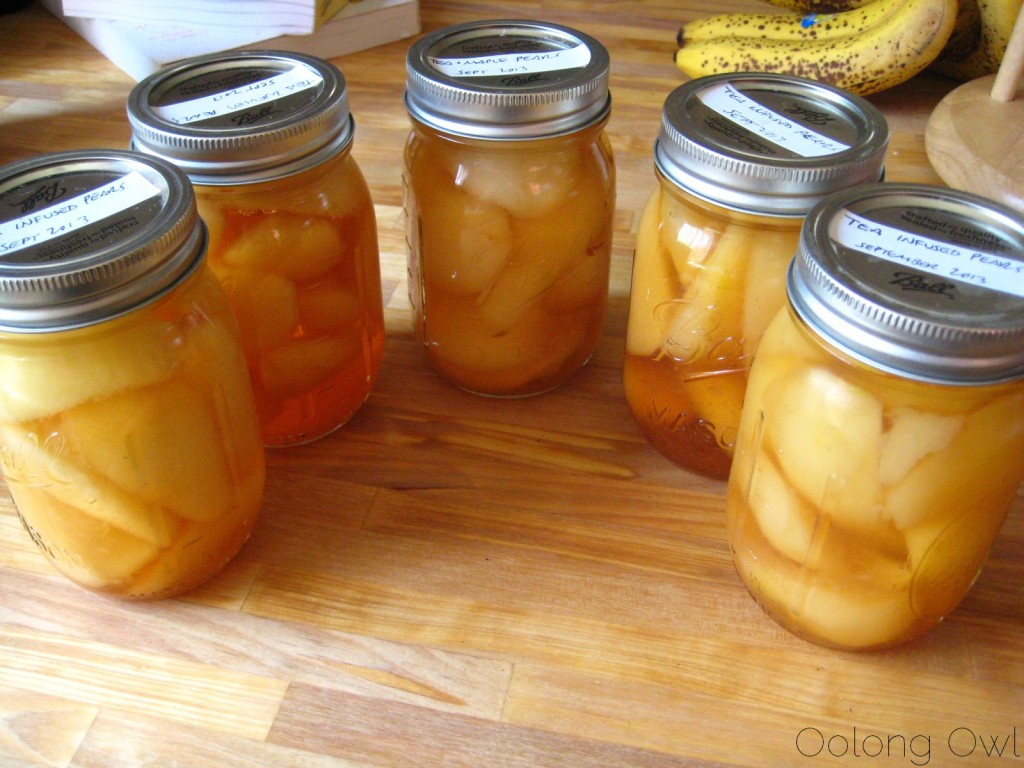 Oolong Owls Tea Infused Pears Canning Recipe (13)