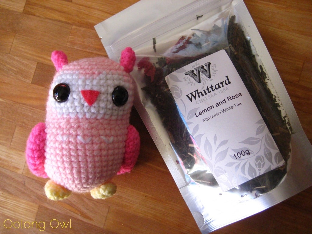 Lemon and Rose White tea - Whittard of Chelsea - Oolong Owl