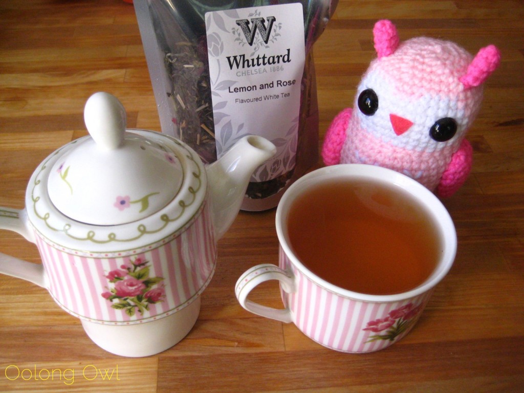 Lemon and Rose White tea - Whittard of Chelsea - Oolong Owl