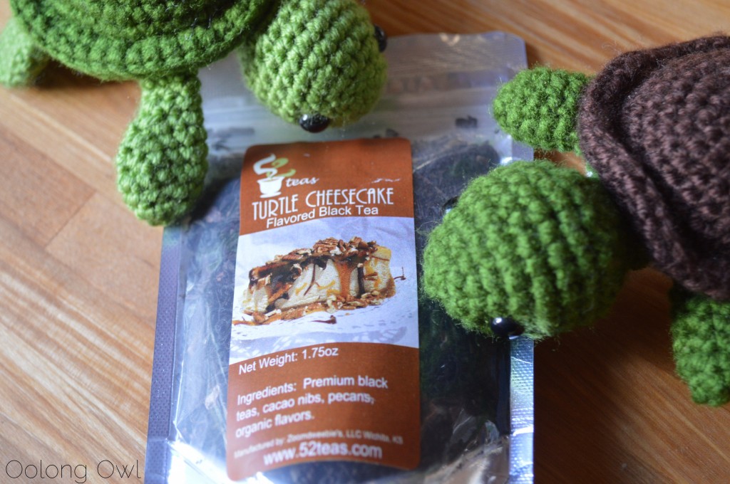 Turtle Cheesecake Black Tea from 52 Teas Zoomdweebies - Oolong Owl Tea Review (1)