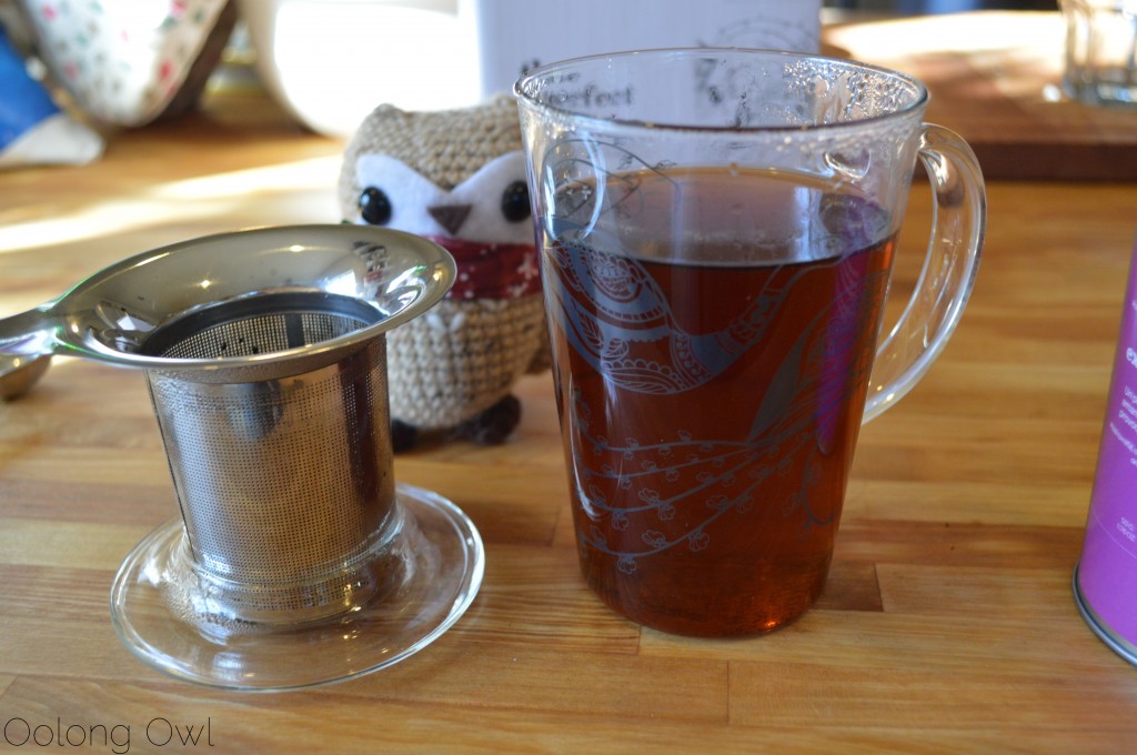 DavidsTea The Glass Perfect Mug - Oolong Owl Tea review (11)
