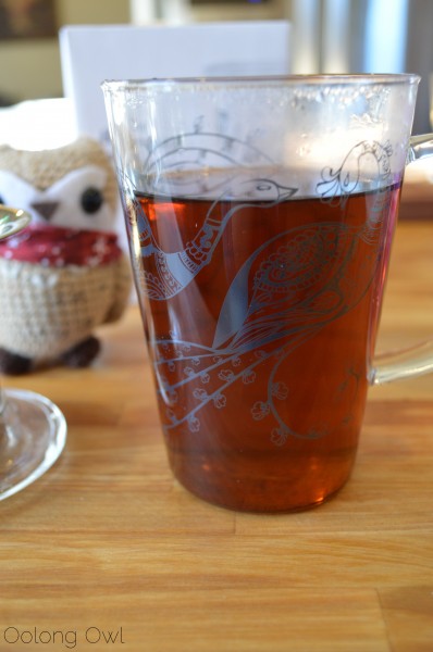 DavidsTea The Glass Perfect Mug - Oolong Owl Tea review (12)
