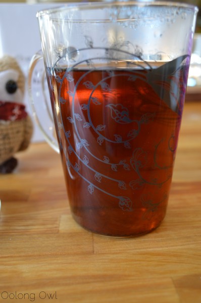 DavidsTea The Glass Perfect Mug - Oolong Owl Tea review (13)