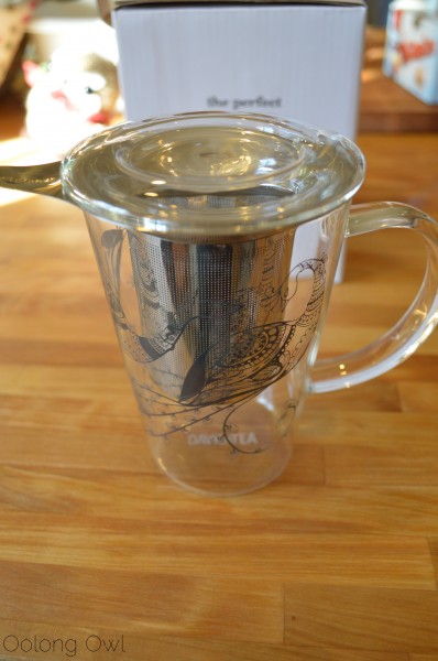 DavidsTea The Glass Perfect Mug - Oolong Owl Tea review (3)
