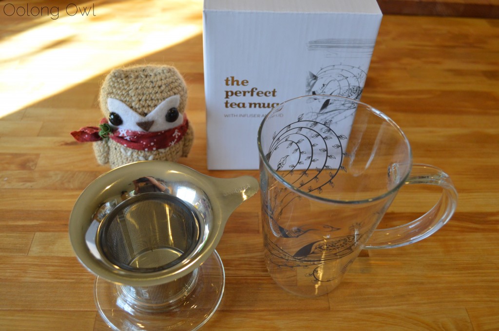 DavidsTea The Glass Perfect Mug - Oolong Owl Tea review (4)