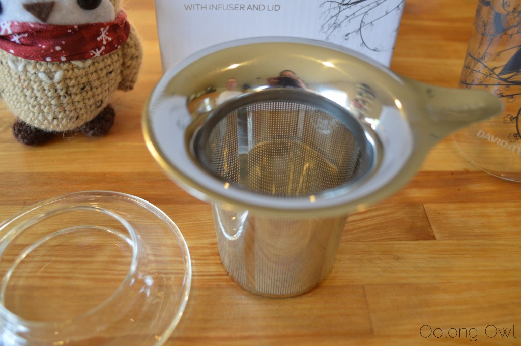 DavidsTea The Glass Perfect Mug - Oolong Owl Tea review (5)