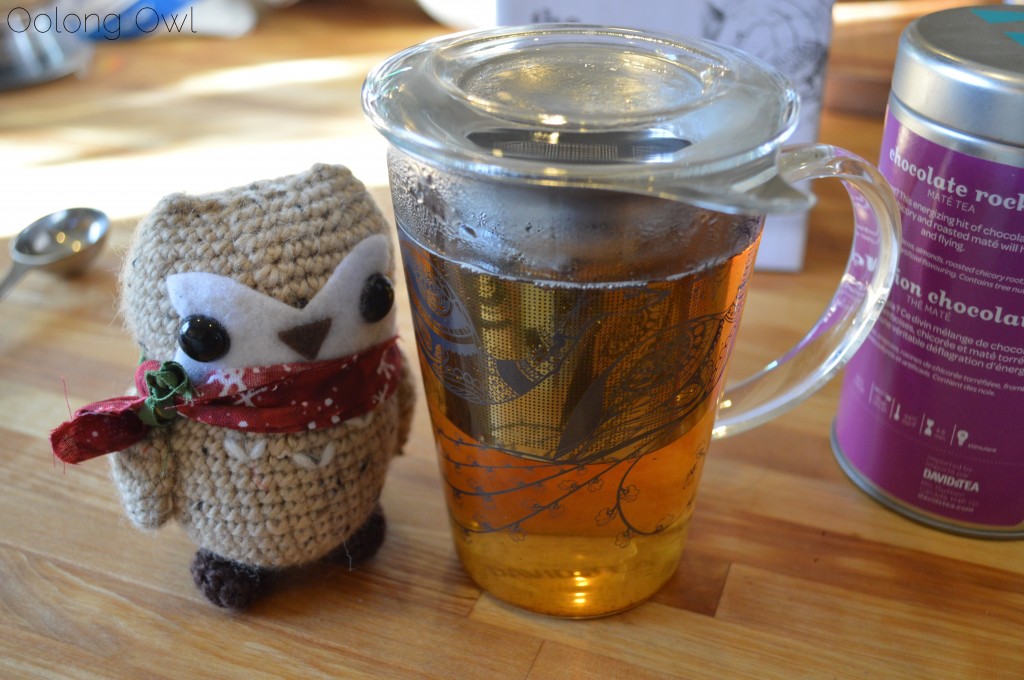DavidsTea The Glass Perfect Mug - Oolong Owl Tea review (8)