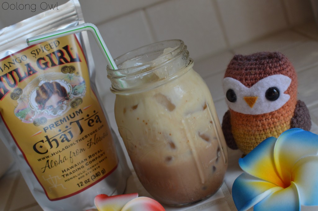 Mango spiced chai tea from hula girl - oolong Owl tea review (5)