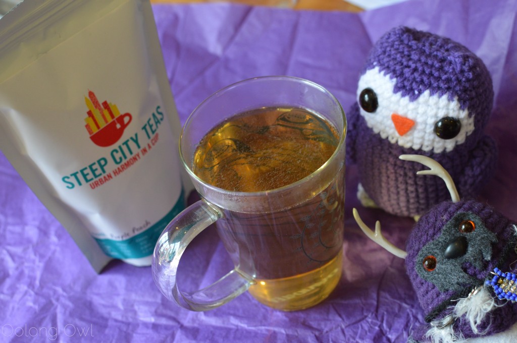Purple Peach white tea from Steep City Teas - Oolong Owl tea review (5)