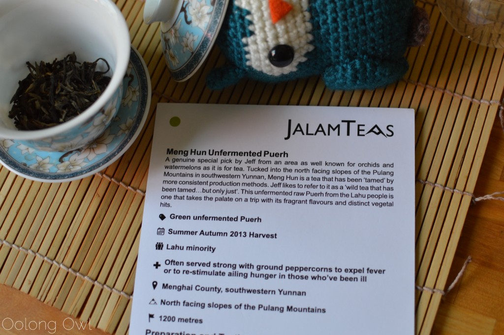 meng hun unfermented puer - jalam teas - oolong owl tea review (5)