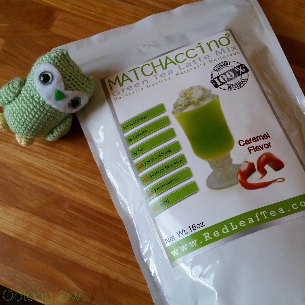 caramel matchaccino from red leaf tea - oolong owl tea review (1)