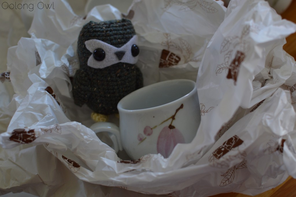 korean tea infuser cup oolong owl