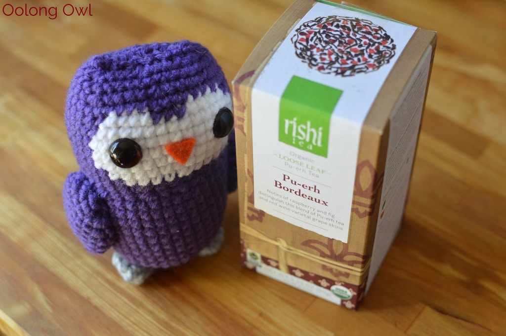 Pu erh Bordeaux from Rishi Tea Tea Review