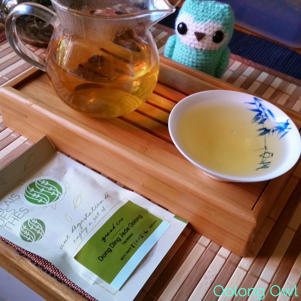 Dong Ding Jade Oolong from Palais Des thes - oolong owl tea review (8)
