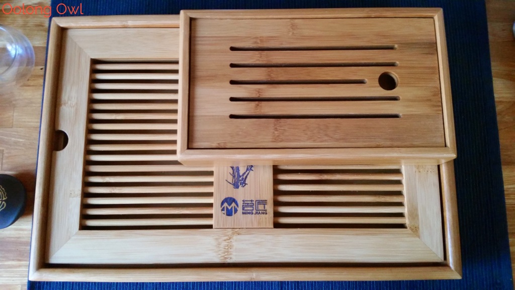 Bamboo tea tray - oolong owl tea review (6)