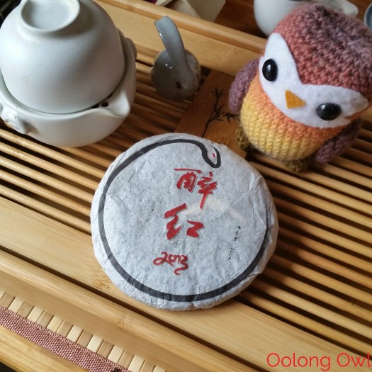 Yunnan Sourcing Spring 2013 Drunk on Red black - oolong owl tea review (1)