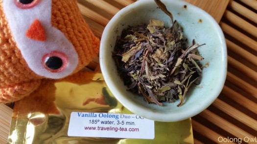vanilla duo oolong - traveling tea - Oolong Owl tea review (1)