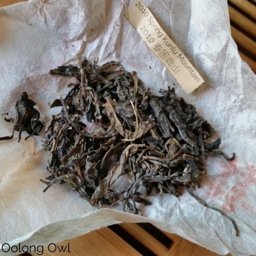 2010 Kunlu Sheng puer from Wymm Tea - oolong owl tea review (3)