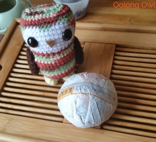 2015 Menghai v93 Ripe Pu'er - Oolong Owl Tea Review (1)