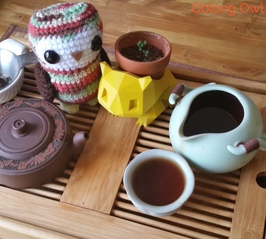 2015 Menghai v93 Ripe Pu'er - Oolong Owl Tea Review (8)