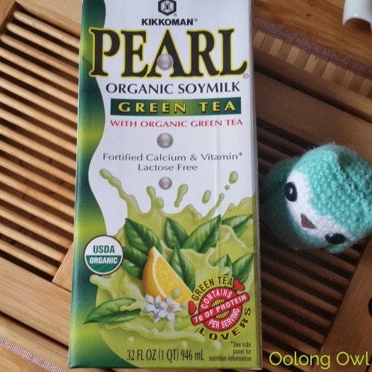 Kikkoman Pearl Green Tea Soy Milk (1)