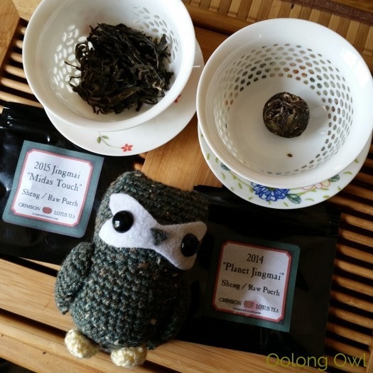 Crimson Lotus 2014 2015 Jingmai Sheng Pu'er Comparison - Oolong Owl Tea Review (5)