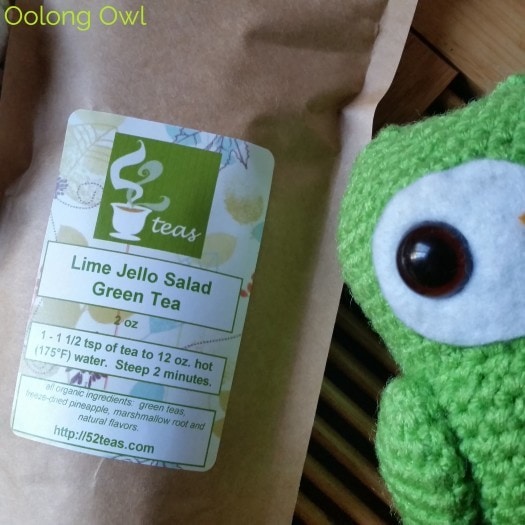 Lime Jello Salad Green Tea - 52 Teas - Oolong Owl Tea Review (1)