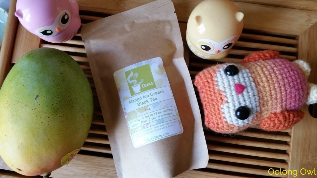 52 Teas Mango Ice Cream Black - Oolong Owl Tea Review (1)