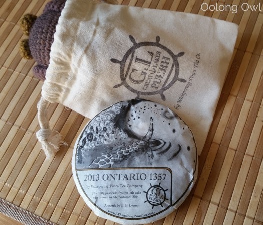 2013 Ontario 1357 Ripe Shou Puer - Whispering Pines Tea co - Oolong Owl (1)