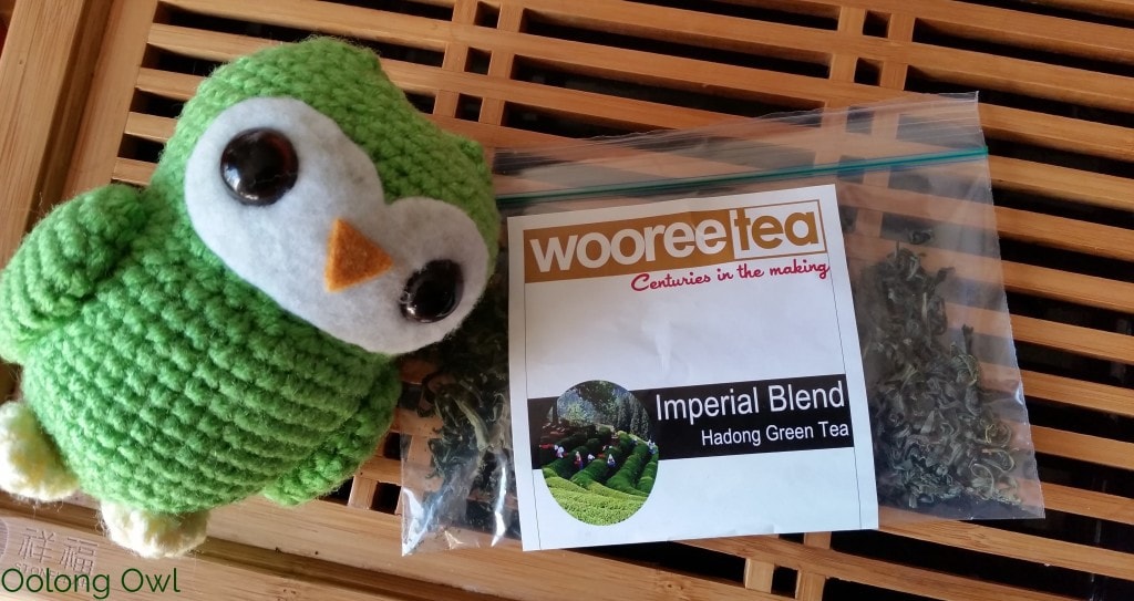 Imperial blend hadong green tea - wooree tea - oolong owl (1)