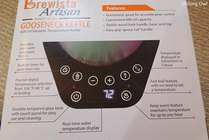 Brewista  Artisan Gooseneck Variable Temperature Kettle – Kohikona
