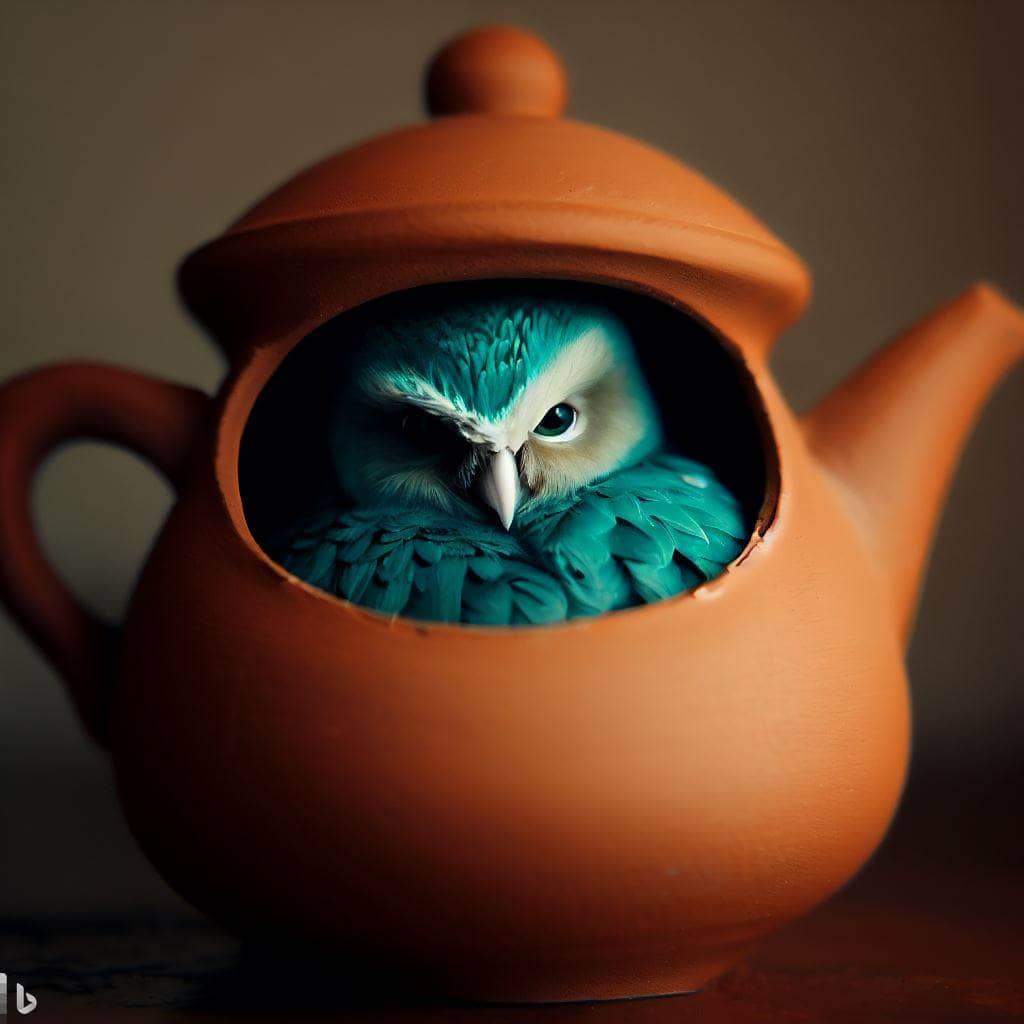 Oolong Owl's Tiny Yixing Tea Pot